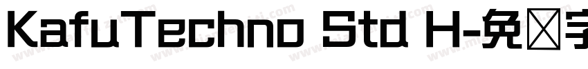 KafuTechno Std H字体转换